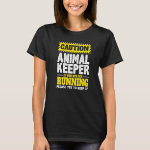 T-shirt Avertissement Gardien D'Animal Si Vous Me Voyez Ex