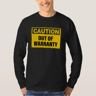 T-shirt Avertissement hors garantie Devis