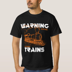 T-shirt Avertissement Je Peux Courir Spontanément