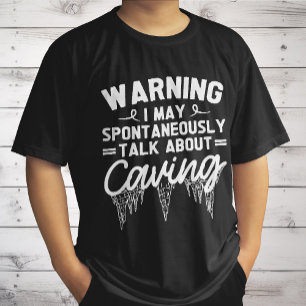 T-shirt Avertissement Je peux parler spontanément de spélé