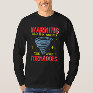 T-shirt Avertissement Je peux parler spontanément des torn