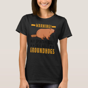 T-shirt Avertissement Je pourrais Parler Spontanément de G