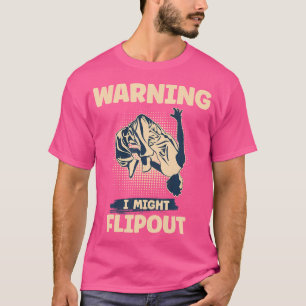 T-shirt Avertissement Je pourrais perdre la tête Freerunni