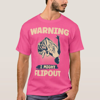 T-shirt Avertissement Je pourrais perdre la tête Freerunni