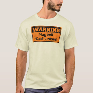 T-shirt Avertissement - mai raconte des plaisanteries de