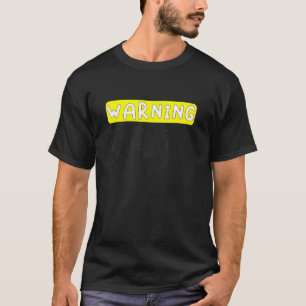 T-shirt Avertissement mon sens de l'humour pourrait nuire 