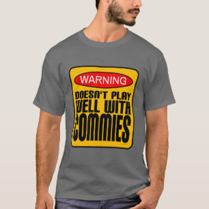 T-shirt Avertissement : Ne joue pas bien avec des cocos