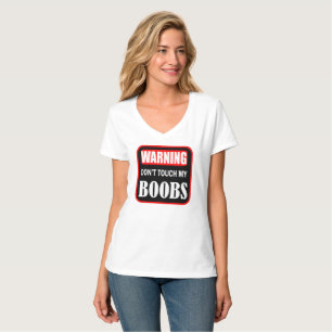T-shirt Avertissement ne touchez pas à mon b@obs