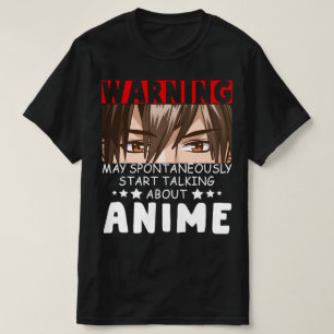 T-shirt Avertissement Peut Commencer Spontanément À Parler