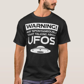 T-shirt Avertissement Peut Commencer Spontanément À Parler