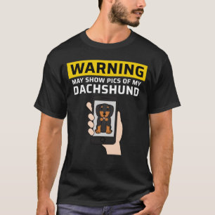 T-shirt Avertissement Peut Montrer Des Photos De Mon Ami D