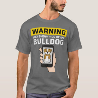T-shirt Avertissement Peut Montrer Des Photos De Mon Cadea