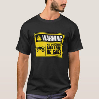 T-shirt Avertissement Peut Parler Spontanément Des Voiture
