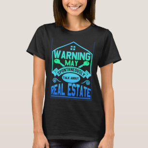 T-shirt Avertissement Peut Parler Spontanément Du Réaliseu
