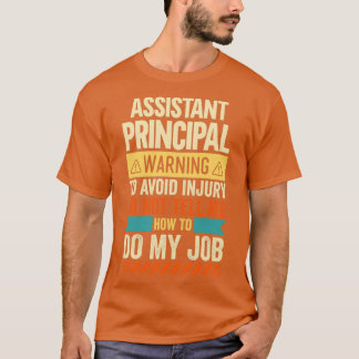 T-shirt Avertissement principal adjoint 2