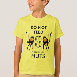 T-shirt Avertissement sur l'allergie des enfants