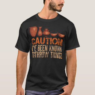 T-shirt Avertissement Tourneur de poterie Création drôle d