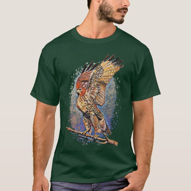 T-shirt Aves do Brasil Gavião mateiro 5 (Devant)