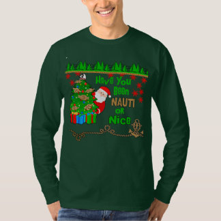 T-shirt Avez-vous été Nauti ou Nice Noël