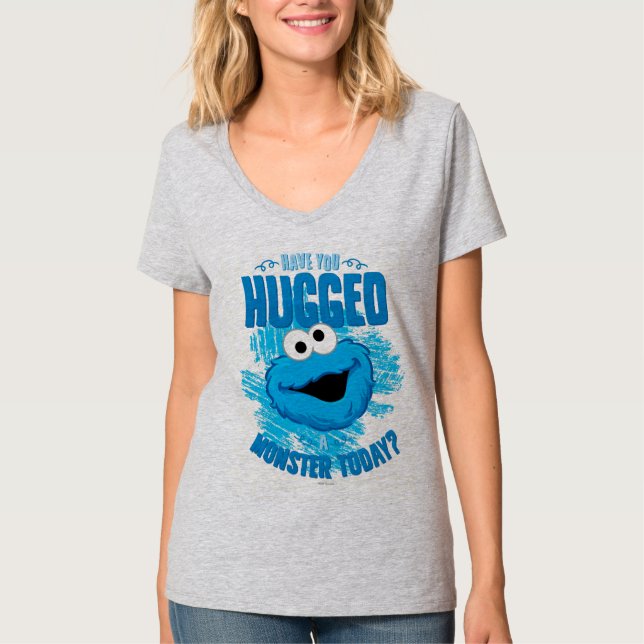 T-shirt Avez-vous serré un monstre aujourd'hui ? (Devant)