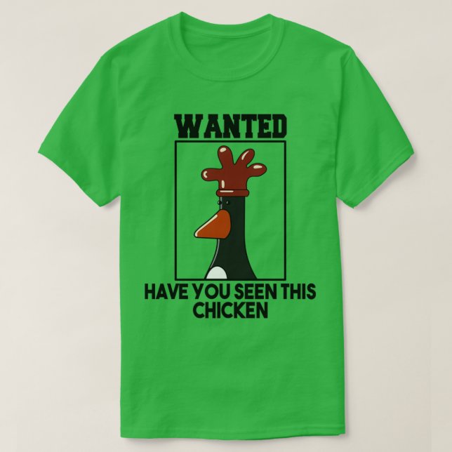 T-shirt avez-vous vu ce poulet ? (Design devant)