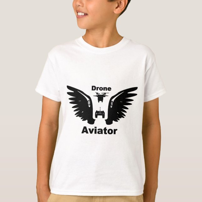 T-shirt Aviateur de drone (Devant)