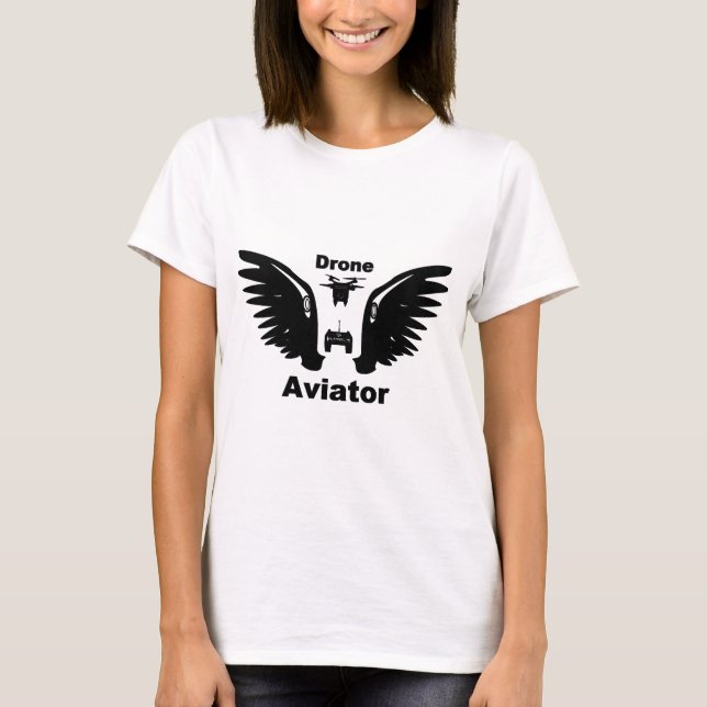 T-shirt Aviateur de drone (Devant)