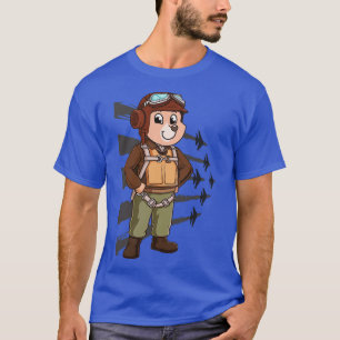T-shirt Aviateur pilote d'ours