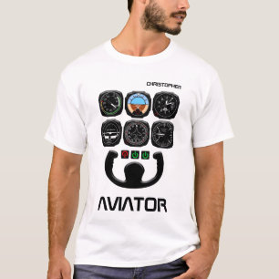 T-shirt Aviateur Unique Et Amusant