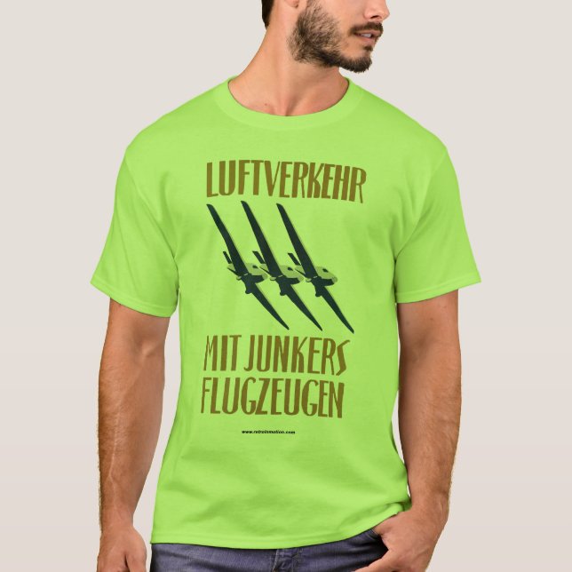 T-shirt Aviation allemande - 1919 Junkers (Devant)