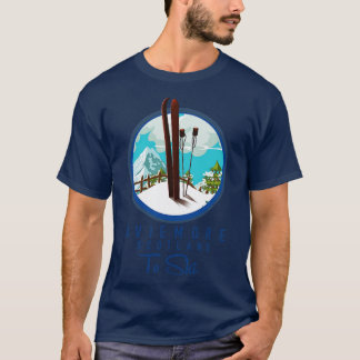 T-shirt Aviemore scotland skier