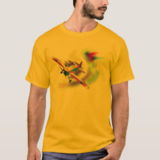 T-SHIRT AVION AÉRIEN DE SPORT DE RC SUR LA VAGUE
