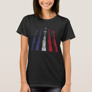T-shirt Avion American Flag USA Aviation 4 juillet
