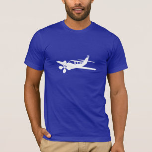 T-shirt Avion bleu