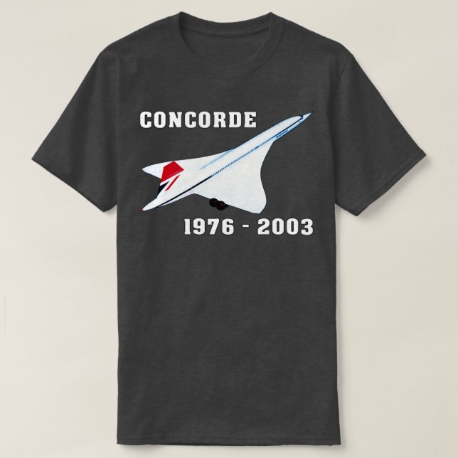 T-shirt Avion Concorde (Design devant)