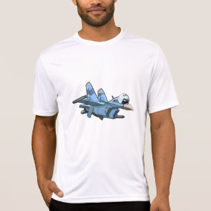 T-shirt Avion de caricature