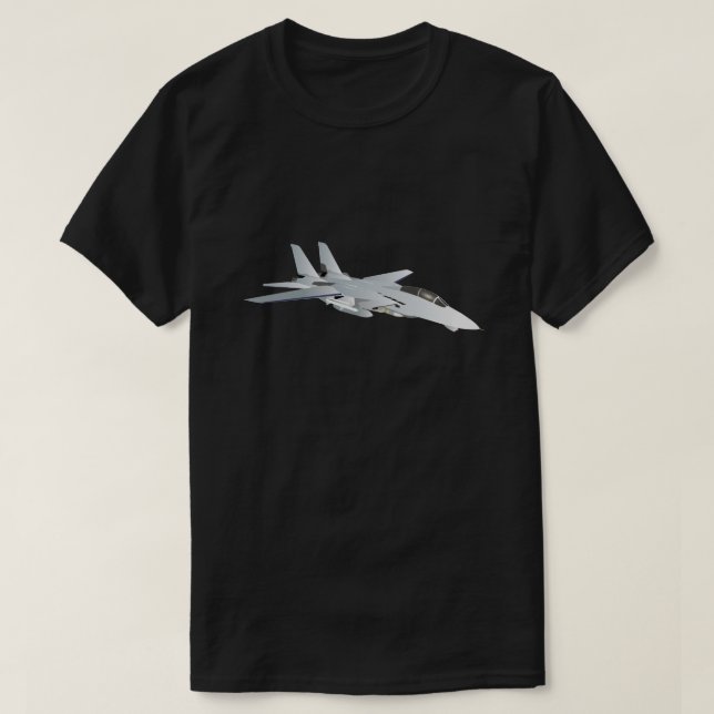 T-shirt Avion de chasse américain F-14 (Design devant)