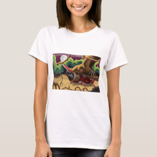 T-shirt Avion de chasse de la Seconde Guerre mondiale écra