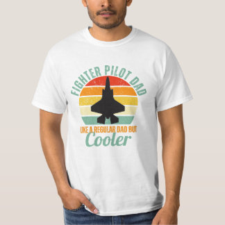 T-shirt Avion de chasse rétro père F-35
