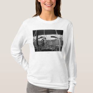 T-shirt Avion de frères de Wright avec le pilote et