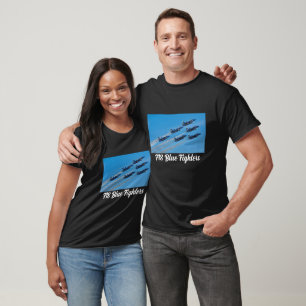 T-shirt Avion F18 Blue Fighters