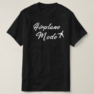T-shirt Avion Mode On - Voyage amusant
