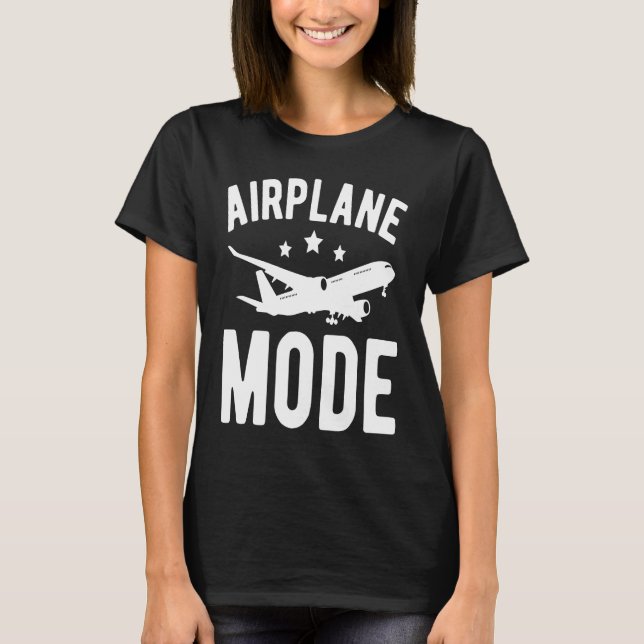 T-shirt Avion Mode Pilote Avion Avion Avion Avion Aviation (Devant)