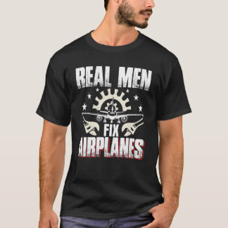 T-shirt Avion Plan de maintenance Avion Mécanique