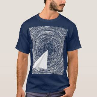 T-shirt Avion plié Papier Avion Flying Warp Speed