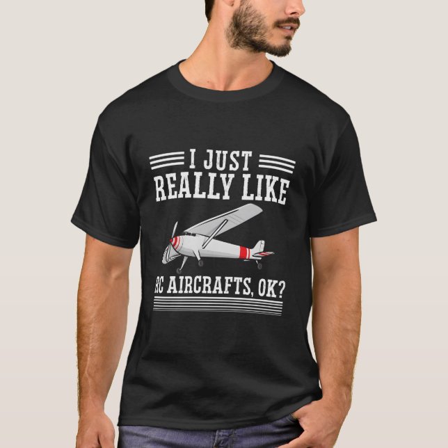 T-shirt Avion Rc Plane Rc Aéronef Radio Contrôlé (Devant)
