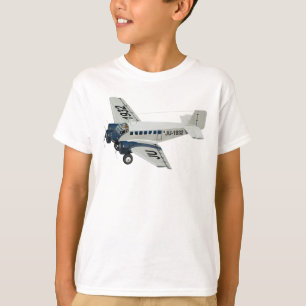 T-shirt Avion rétro de dessin
