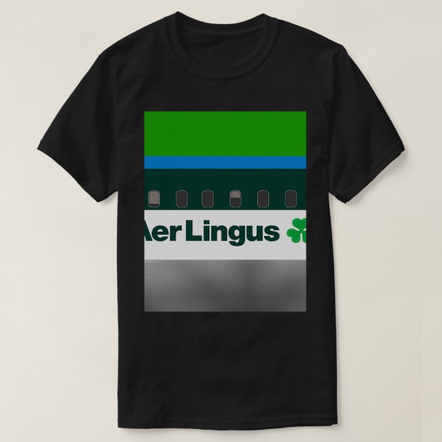 T-shirt Avion s Aer Lingus années 1980 (Design devant)