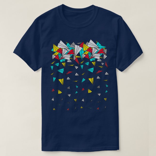 T-shirt Avions à papier volants 1 (Design devant)
