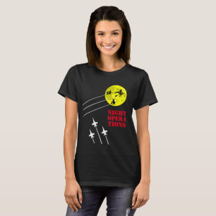 T-shirt Avions de chasse et sorcières. Opérations nocturne